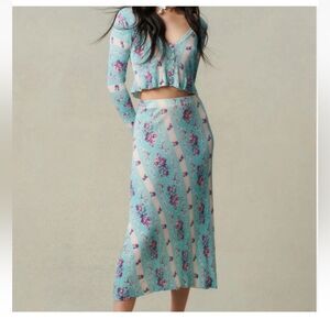 LoveShackFancy Odylene Andalyee Cool Winter Lam Knit Skirt Top Set NWT